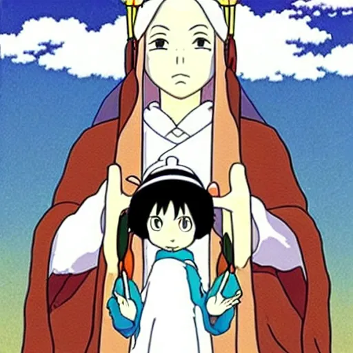 Image similar to The High Priestess by Studio Ghibli