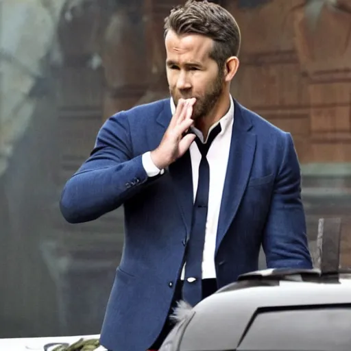 Prompt: ryan reynolds finding his secret superpower