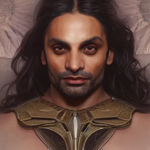 Image similar to ultra realistic illustration, michael mando from diablo, intricate, elegant, highly detailed, digital painting, artstation, concept art, smooth, sharp focus, illustration, art by artgerm and greg rutkowski and alphonse mucha