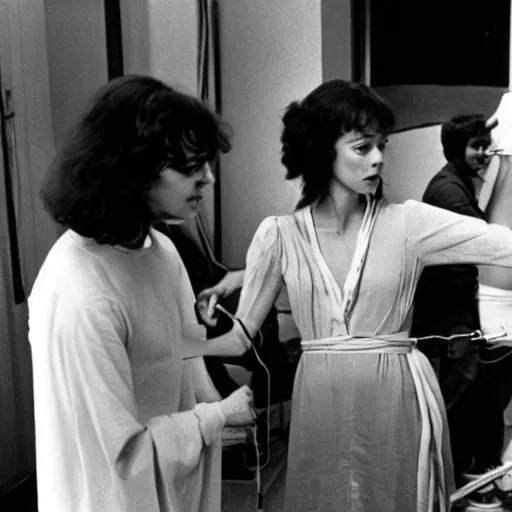 Image similar to suspiria, 1 9 7 7, behind the scenes