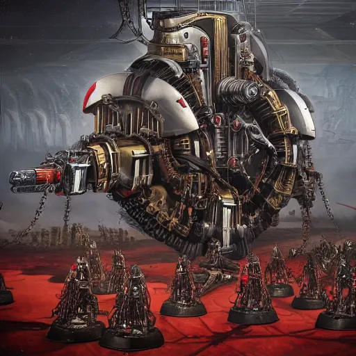 Image similar to adeptus mechanicus