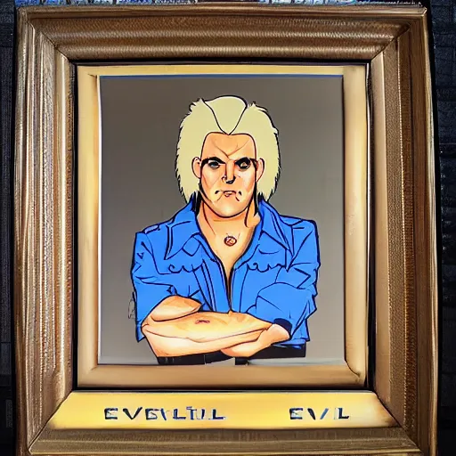 Image similar to evil ken portrait, legendary pose