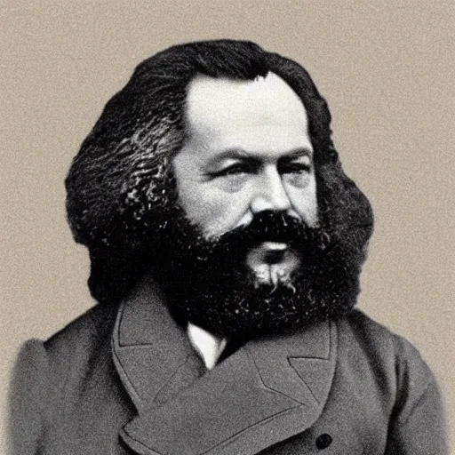 Image similar to gigachad karl marx, realistic, high quality