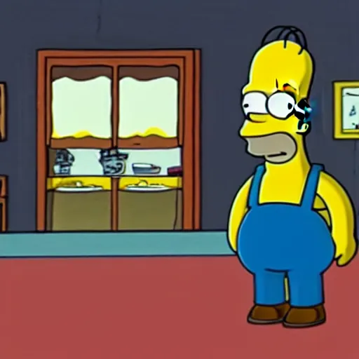 Prompt: Homer Simpson in better call saul