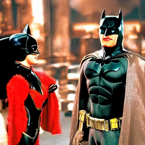 Prompt: still from batman and robin (1997)