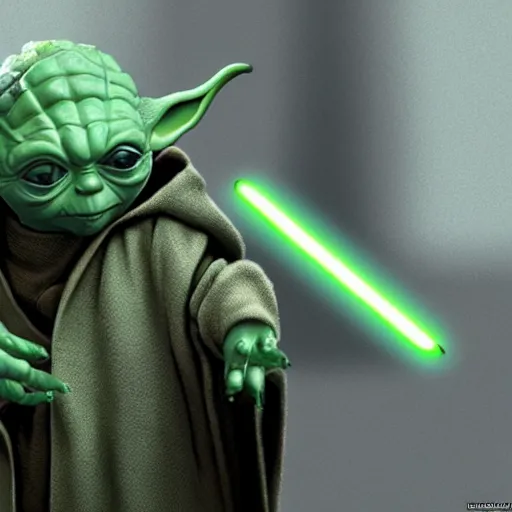 Prompt: yoda, as a god of bending, bending the elements, realistic, ultra realistic