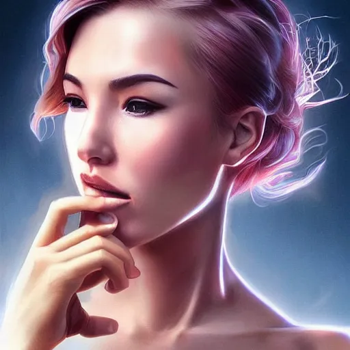 Image similar to the rising costs of electric and gas and how it affects people realistic, intricate, elegant, art by artgerm and wlop