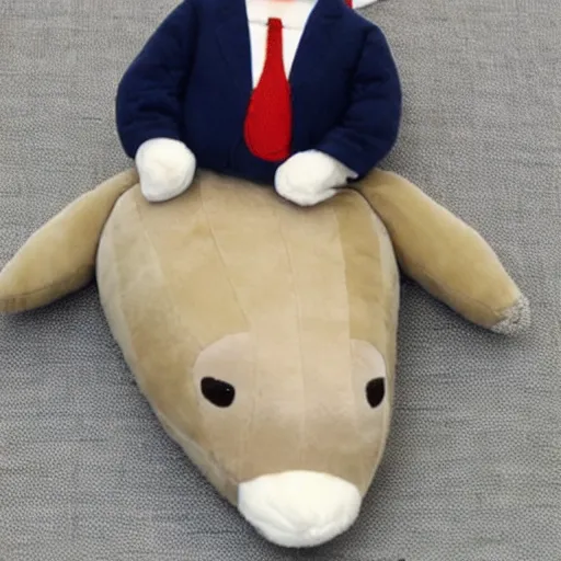 Image similar to vladimir putin as a plushie