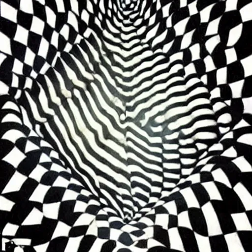 Image similar to the most confusing optical illusion illustration ever made