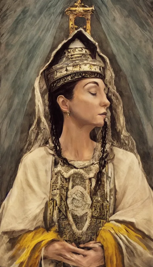 Image similar to the high priestess