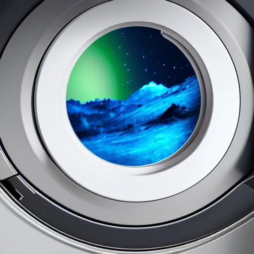 Image similar to photograph of the circular door of a washing machine washing colorful clothes and a very small astronaut. 8k resolution. hyperrealistic.