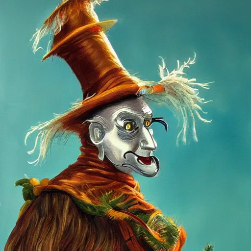 Image similar to highly detailed painting of Woot The Wanderer from The Tin Man of Oz by L. FRANK BAUM, trending on artstation