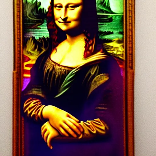 Prompt: mona lisa mario