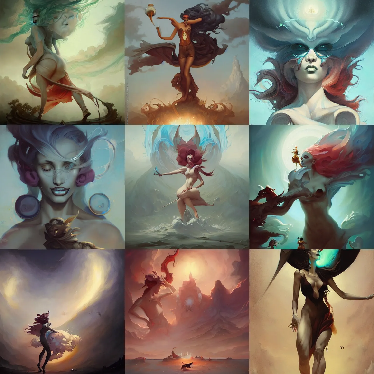 Image similar to artwork by peter mohrbacher