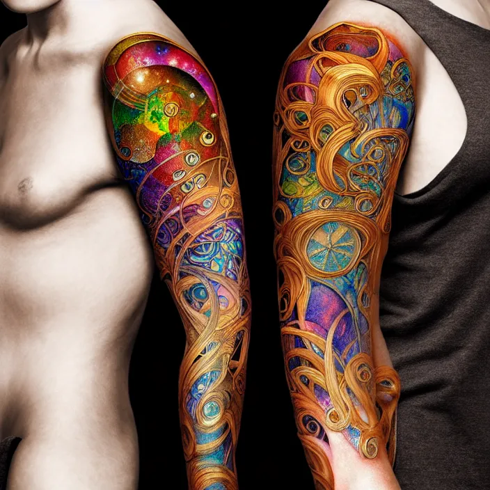 Photoshop Tutorials: Custom Tattoo Sleeve Design - YouTube