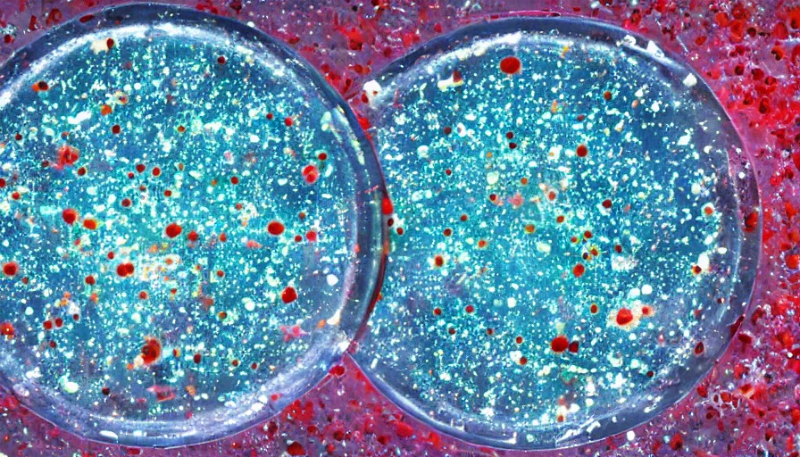 petri dish bacteria growth