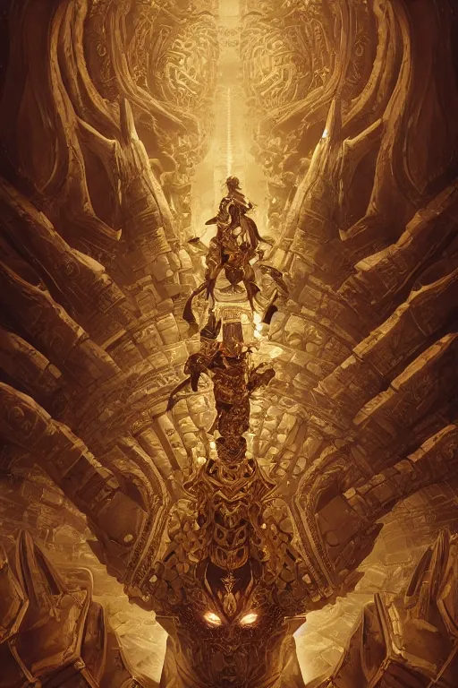 Image similar to dynamic photography portrait of a dungeons and dragons king's colosse , intricate ornate armor, subject in the middle of the frame, rule of thirds, golden ratio, elegant, digital painting, octane 4k render, zbrush, hyperrealistic, artstation, concept art, smooth, sharp focus, illustration from Warcraft by Ruan Jia and Mandy Jurgens and Artgerm and William-Adolphe Bouguerea