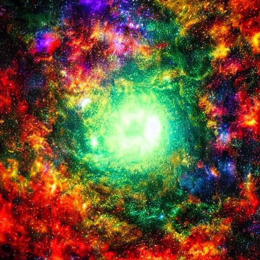 Prompt: Photorealistic galaxy of an alternate universe. Hyperdetailed photorealism, 108 megapixels, amazing depth, glowing rich colors, powerful imagery, psychedelic Overtones, 3D finalrender, 3d shading, cinematic lighting, artstation concept art