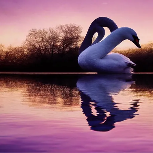 Prompt: 2040, unbelievably beautiful, perfect, masterpiece, dynamic, epic, cinematic 8K HD painting portrait movie shot of A beautiful swan. By a Celtic movie director. Motion, VFX, Inspirational arthouse, high budget, blockbuster, James Gunn and Tim burton style, at Behance, at Netflix, at Studio Ghibli, with Instagram filters, Photoshop, Adobe Lightroom, Adobe After Effects, rendered in Unreal Engine 6 with NVIDIA Raytracing, award winning, finalist piece by an unknown artist.