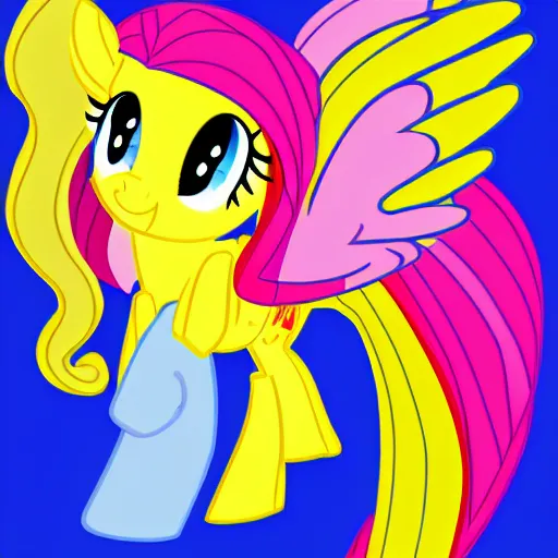 Image similar to Pegasus Fluttershy 🎨🖌️