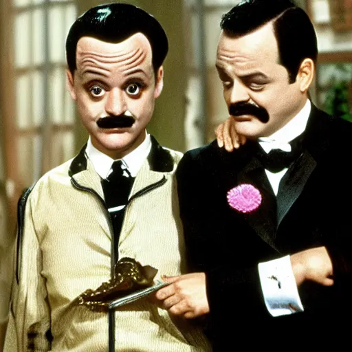Prompt: bill murray as gomez addams in addams family