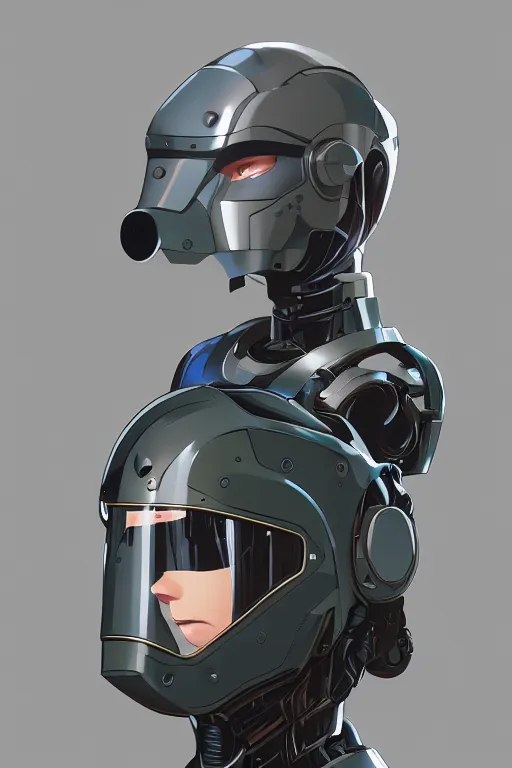 Image similar to robot ninja mask helmet metal gear solid training suit swat commando, aesthetic octane render, 8 k hd resolution, by ilya kuvshinov and cushart krentz and gilleard james, by carl warner and jim woodring, trending on artstation : 1. 5, sweet joy harmony color scheme