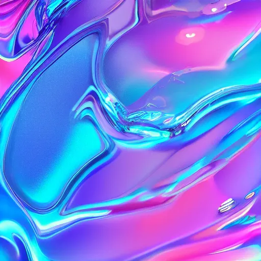 Image similar to high quality rendering of phone wallpaper, glossy fluid transulcent shapes in pastel colors floating, octane, redshift, 4k