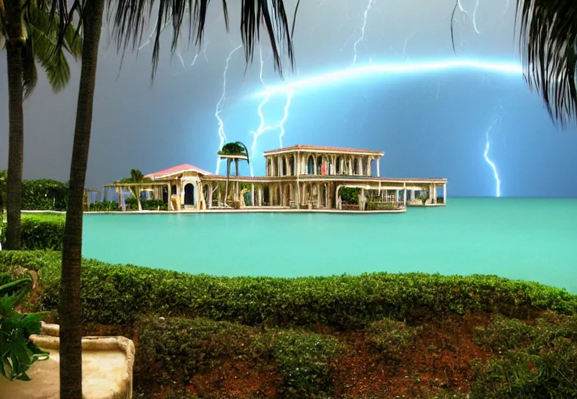 Image similar to Palace of the chalice, refracted sparkles, thunderstorm, greek pool, beach and Tropical vegetation on the background major arcana sky, 2005 blog, dslr camera IMG_4016