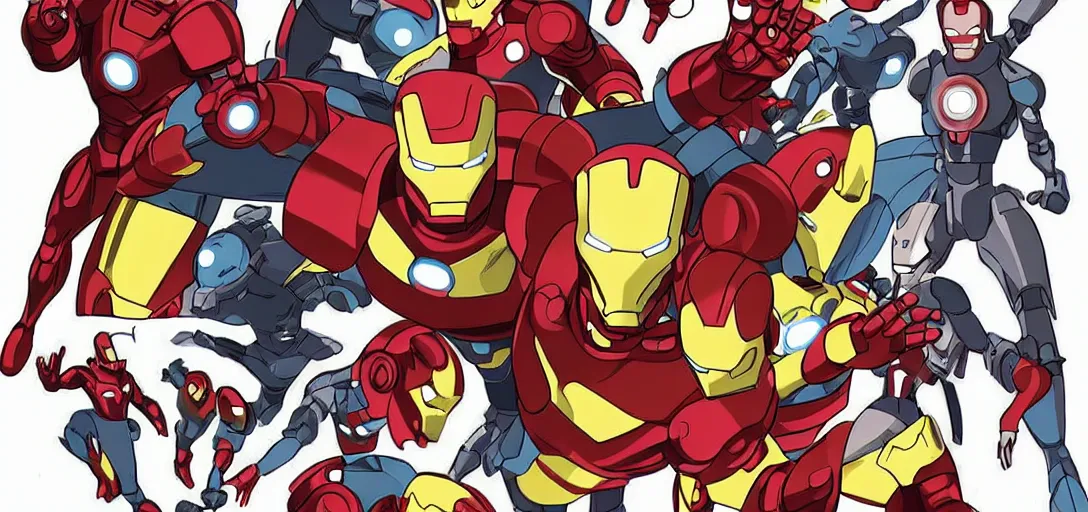 Prompt: Iron Man in the style of Studio Ghibli