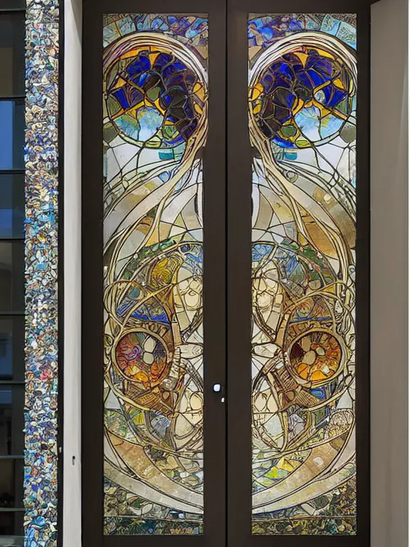 Buy Glass Interior décor Contemporary Stained Glass Designs India