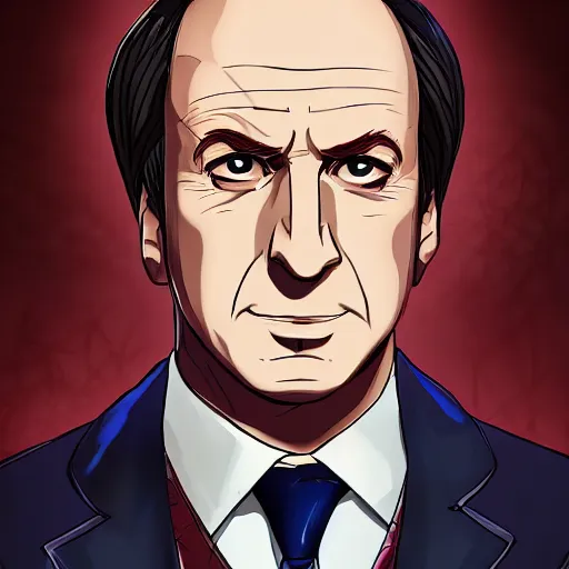 Prompt: portrait of saul goodman as the master of the electricity element, anime fantasy illustration by tomoyuki yamasaki, kyoto studio, madhouse, ufotable, trending on artstation