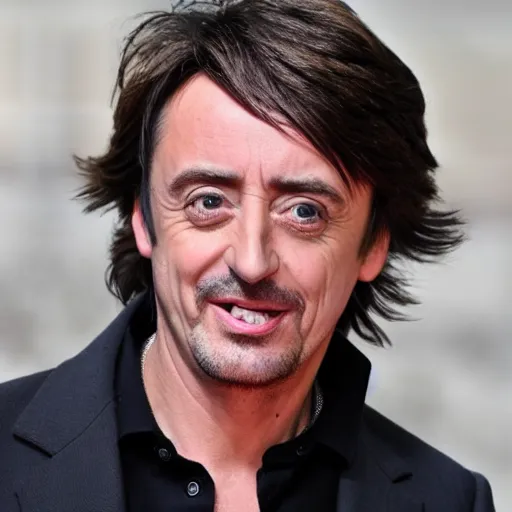 Image similar to Richard Hammond glues on his wig, highly detailed