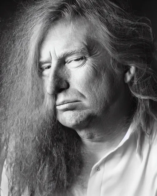 Image similar to donald trump with hippie hair, hippie clothes, smoking cannabis, photorealistic photographed in the style of annie leibovitz, studio lighting