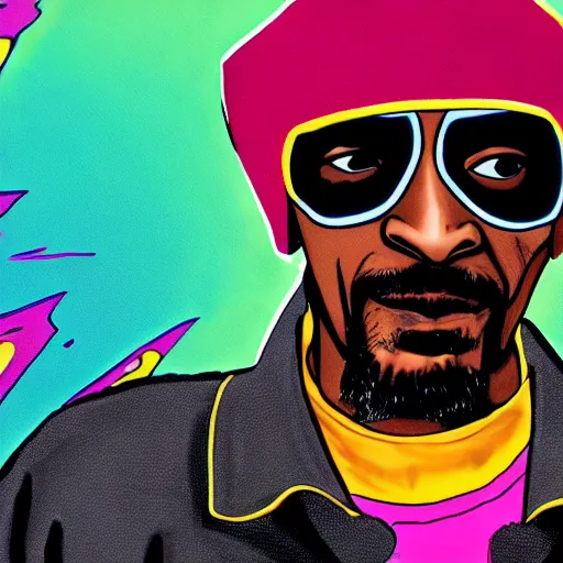 Prompt: '' Snoop dog as a comic super hero, 4k, detailed, photorealistic, NY landscape''