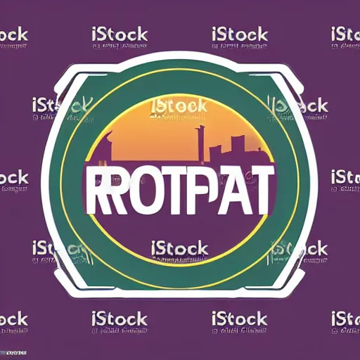 Prompt: a corporate logo for rotsprite - js, vector art, high quality