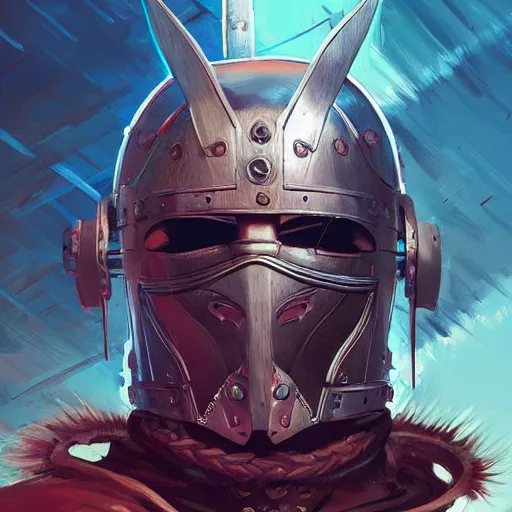 Image similar to cyberpunk viking helmet mask warrior goddess robot ninja fantasy, art gta 5 cover, official fanart behance hd artstation by jesper ejsing, by rhads, makoto shinkai and lois van baarle, ilya kuvshinov, ossdraws