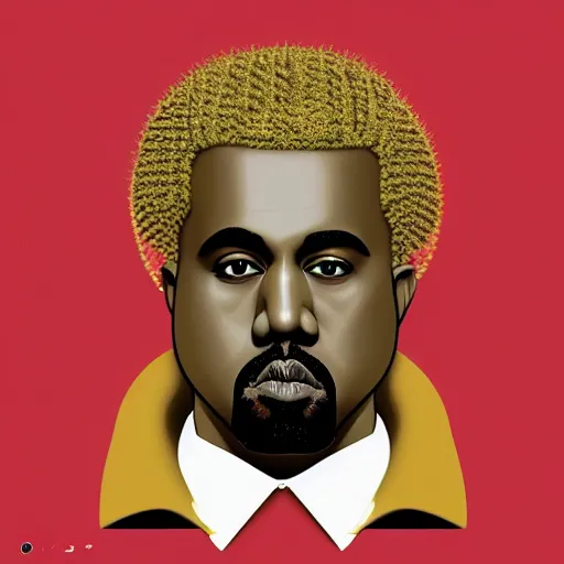 Image similar to minimal rap album cover for Kanye West DONDA 2 designed by Takashi Murakami, HD, artstation