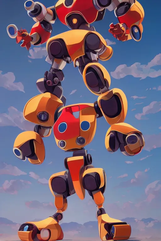 Prompt: metabots medabots medarotto medarot robot, behance hd by jesper ejsing, by rhads, makoto shinkai and lois van baarle, ilya kuvshinov, rossdraws global illumination ray tracing hdr radiating a glowing aura