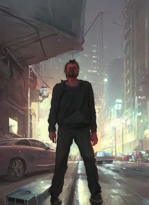 Image similar to Highly detailed portrait of homeless and beaten up Gavin Newsom, in GTA V, Stephen Bliss, unreal engine, fantasy art by Greg Rutkowski, Loish, Rhads, ferdinand knab, Makoto Shinkai and Lois van baarle, ilya kuvshinov, rossdraws, Tom Bagshaw, alphonse mucha, global illumination, radiant light, detailed and intricate environment