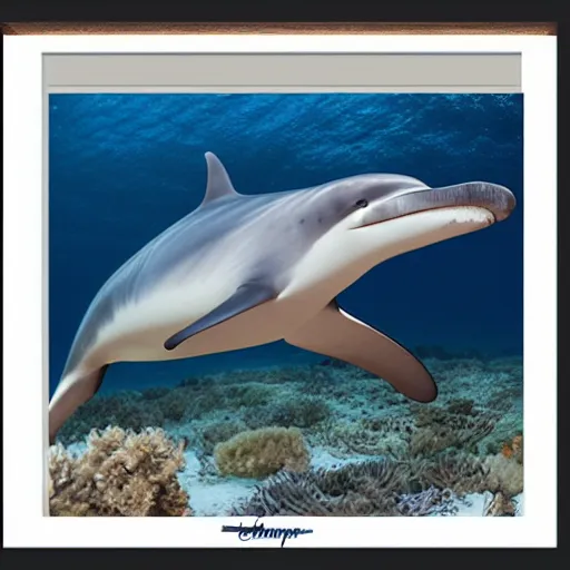 Image similar to hammerhead dolphin