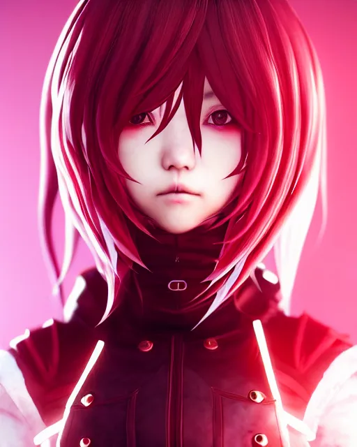 Image similar to beautiful portrait of code vein character, dahyun from twice in code vein in the style of WLOP, artgerm, yasutomo oka, rendered in unreal engine and redshift octane , dynamic dramatic lighting, soft lighting, imagine fx, artstation, cgsociety, by Bandai Namco artist