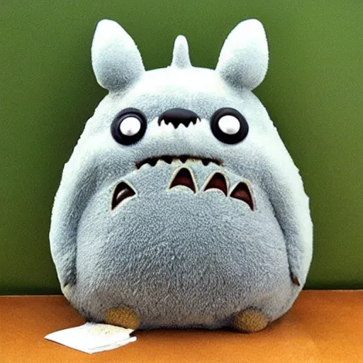 Image similar to scary Totoro,