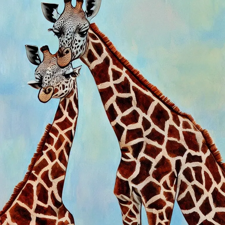 Image similar to art by r / i _ only _ like _ giraffes