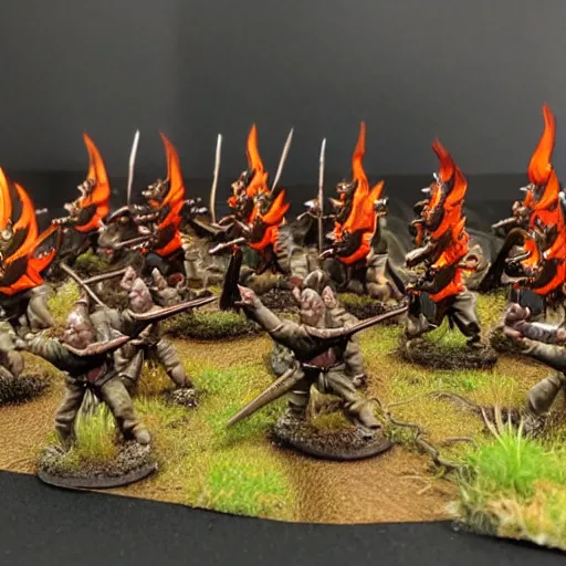 Image similar to an army from the game flames of war