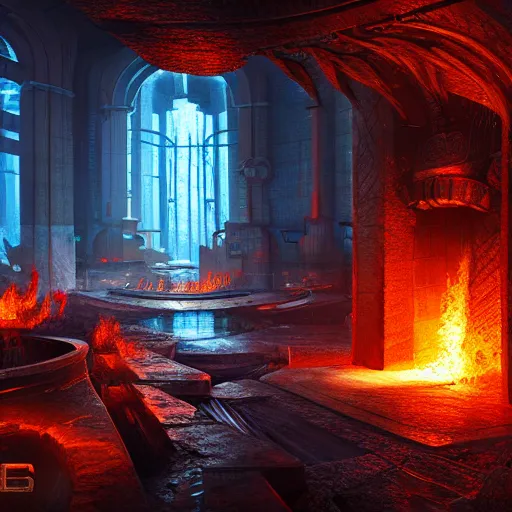 Image similar to beautiful digital fantasy illustration of the forge of worlds, high detail texture, unreal engine, 8k, Photographic quality, ultra hyper realistic quality, 8k definiton, hyper-realistic, cinematic, cinematic lighting