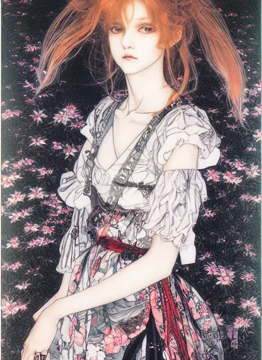 Image similar to a portrait of a pretty young lady by ayami kojima