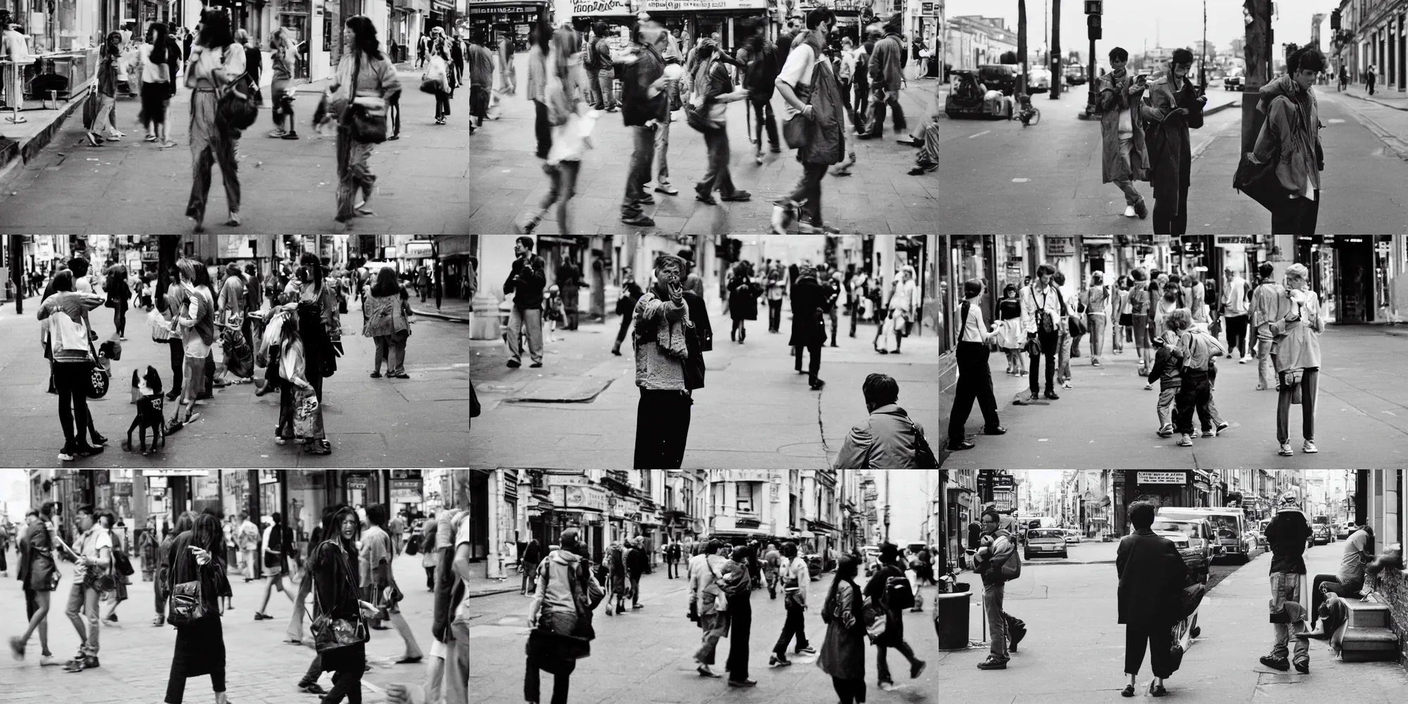 Prompt: Candid Street Photography. Illford HP5 Plus