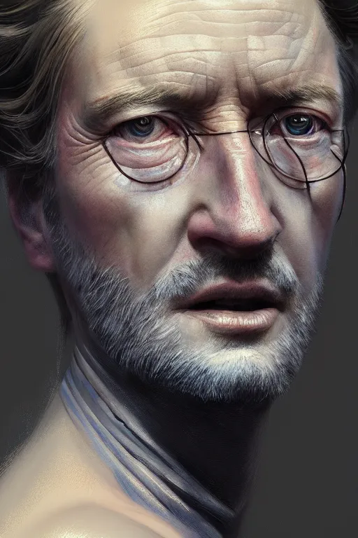 Prompt: ultra detailed close up facial portrait of bryan brown, extremely detailed digital painting, in the style of fenghua zhong and ruan jia and jeremy lipking and peter mohrbacher, mystical colors, rim light, beautiful lighting, 8 k, stunning scene, raytracing, octane, trending on artstation