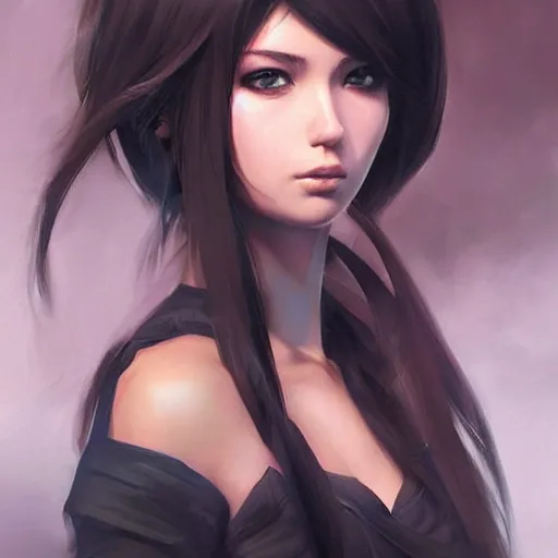 portrait anime warrior woman, pretty face, realistic | Stable Diffusion |  OpenArt
