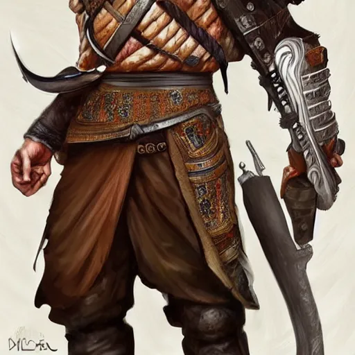 Image similar to kurdish male warrior, highly detailed, digital painting, artstation, concept art, sharp focus, illustration, incredibly strong and handsome